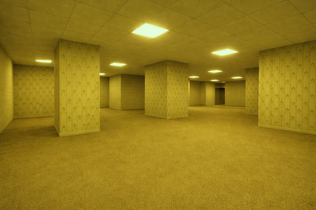 Backrooms background